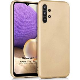 Microsonic Samsung Galaxy A32 5G Matte Silicone Gold Kılıf