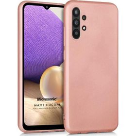 Microsonic Samsung Galaxy A32 5G Matte Silicone Rose Gold Kılıf
