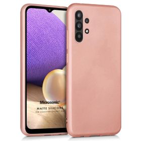 Microsonic Samsung Galaxy A32 5G Matte Silicone Rose Gold Kılıf