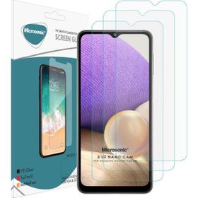 Microsonic Samsung Galaxy A32 5G Screen Protector Nano Glass 3 Adet Cam Ekran Koruyucu