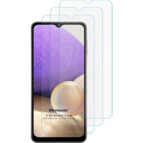 Microsonic Samsung Galaxy A32 5G Screen Protector Nano Glass 3 Adet Cam Ekran Koruyucu