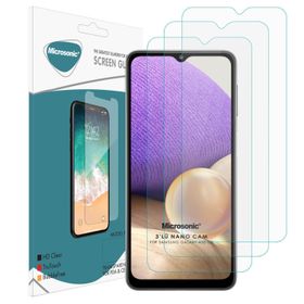 Microsonic Samsung Galaxy A32 5G Screen Protector Nano Glass 3 Adet Cam Ekran Koruyucu
