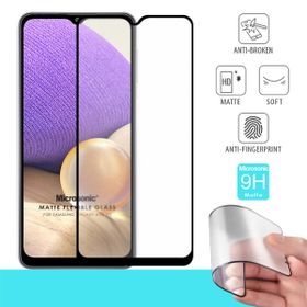 Microsonic Samsung Galaxy A32 5G Seramik Matte Flexible Siyah Ekran Koruyucu