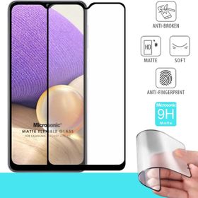 Microsonic Samsung Galaxy A32 5G Seramik Matte Flexible Siyah Ekran Koruyucu