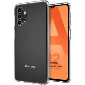 Microsonic Samsung Galaxy A32 5G Transparent Soft Beyaz Kılıf