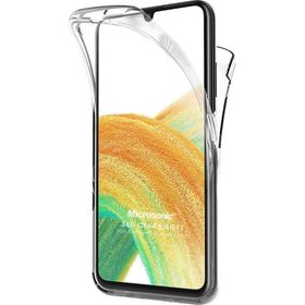 Microsonic Samsung Galaxy A33 5G 6 Tarafı Tam Full Koruma 360 Clear Soft Şeffaf Kılıf