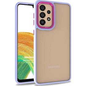 Microsonic Samsung Galaxy A33 5G Bright Planet Lila Kılıf