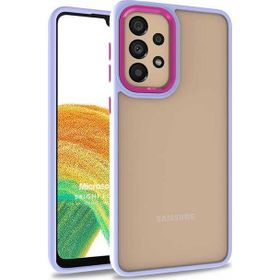 Microsonic Samsung Galaxy A33 5G Bright Planet Lila Kılıf