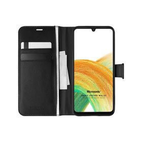 Microsonic Samsung Galaxy A33 5G Delux Leather Wallet Cep Telefonu Kılıfı