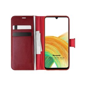 Microsonic Samsung Galaxy A33 5G Delux Leather Wallet Cep Telefonu Kılıfı