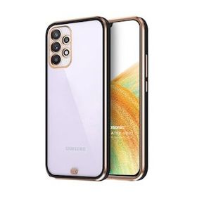 Microsonic Samsung Galaxy A33 5G Laser Plated Soft Siyah Kılıf