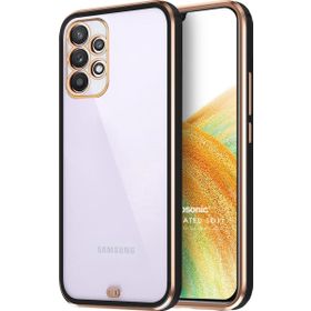 Microsonic Samsung Galaxy A33 5G Laser Plated Soft Siyah Kılıf