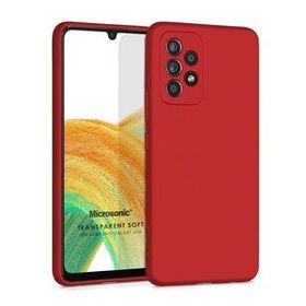 Microsonic Samsung Galaxy A33 5G Matte Silicone Kırmızı Kılıf