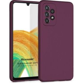Microsonic Samsung Galaxy A33 5G Matte Silicone Mor Kılıf