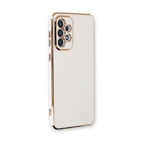 Microsonic Samsung Galaxy A33 5G Olive Plated Beyaz Cep Telefonu Kılıfı