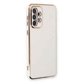 Microsonic Samsung Galaxy A33 5G Olive Plated Beyaz Cep Telefonu Kılıfı