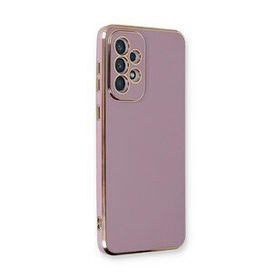 Microsonic Samsung Galaxy A33 5G Olive Plated Lila Cep Telefonu Kılıfı