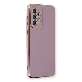 Microsonic Samsung Galaxy A33 5G Olive Plated Lila Cep Telefonu Kılıfı