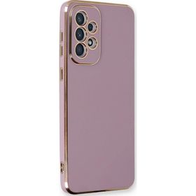 Microsonic Samsung Galaxy A33 5G Olive Plated Lila Cep Telefonu Kılıfı