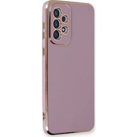 Microsonic Samsung Galaxy A33 5G Olive Plated Lila Cep Telefonu Kılıfı