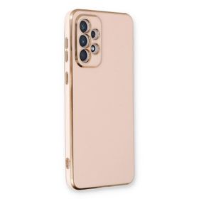 Microsonic Samsung Galaxy A33 5G Olive Plated Pembe Cep Telefonu Kılıfı
