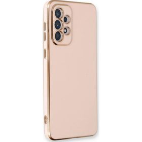 Microsonic Samsung Galaxy A33 5G Olive Plated Pembe Cep Telefonu Kılıfı