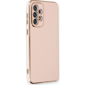 Microsonic Samsung Galaxy A33 5G Olive Plated Pembe Cep Telefonu Kılıfı