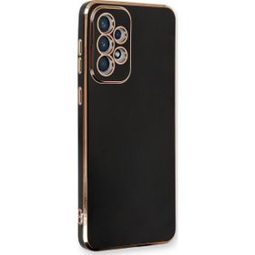Microsonic Samsung Galaxy A33 5G Olive Plated Siyah Cep Telefonu Kılıfı