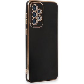 Microsonic Samsung Galaxy A33 5G Olive Plated Siyah Cep Telefonu Kılıfı