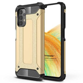 Microsonic Samsung Galaxy A33 5G Rugged Armor Gold Cep Telefonu Kılıfı
