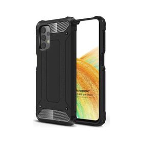 Microsonic Samsung Galaxy A33 5G Rugged Armor Siyah Cep Telefonu Kılıfı