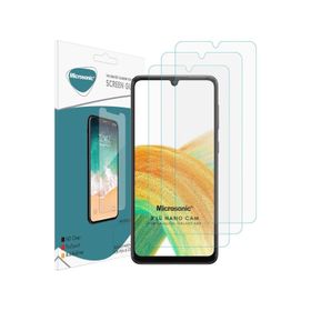 Microsonic Samsung Galaxy A33 5G Screen Protector Nano Glass 3 Adet Cam Ekran Koruyucu