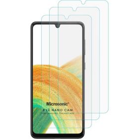 Microsonic Samsung Galaxy A33 5G Screen Protector Nano Glass 3 Adet Cam Ekran Koruyucu