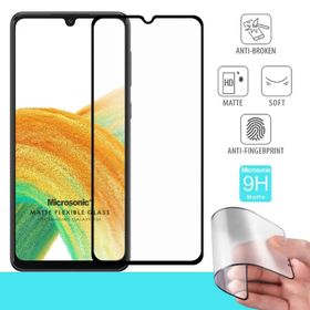 Microsonic Samsung Galaxy A33 5G Seramik Matte Flexible Siyah Ekran Koruyucu