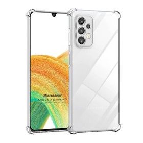 Microsonic Samsung Galaxy A33 5G Shock Absorbing Şeffaf Cep Telefonu Kılıfı