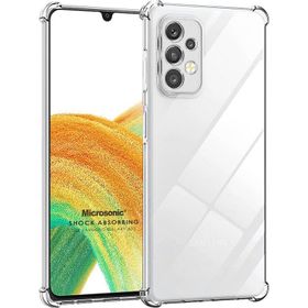 Microsonic Samsung Galaxy A33 5G Shock Absorbing Şeffaf Cep Telefonu Kılıfı