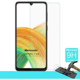 Microsonic Samsung Galaxy A33 5G Tempered Glass Cam Ekran Koruyucu