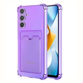Microsonic Samsung Galaxy A34 Card Slot Shock Şeffaf Kılıf