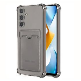 Microsonic Samsung Galaxy A34 Card Slot Shock Şeffaf Kılıf