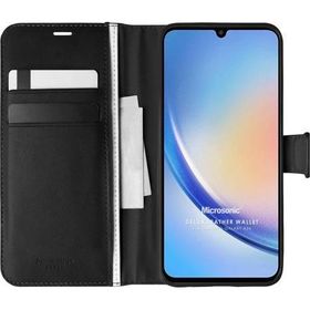 Microsonic Samsung Galaxy A34 Delux Leather Wallet Kılıf
