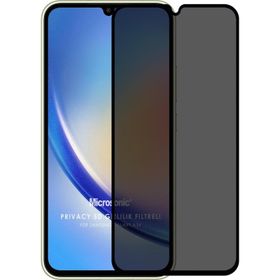 Microsonic Samsung Galaxy A34 Privacy 5D Gizlilik Filtreli Siyah Cam Ekran Koruyucu