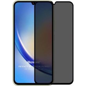 Microsonic Samsung Galaxy A34 Privacy 5D Gizlilik Filtreli Siyah Cam Ekran Koruyucu