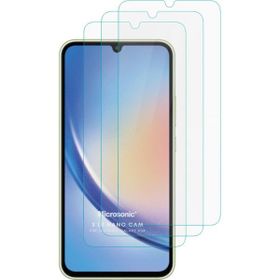 Microsonic Samsung Galaxy A34 Screen Protector Nano Glass 3 Adet Cam Ekran Koruyucu
