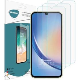 Microsonic Samsung Galaxy A34 Screen Protector Nano Glass 3 Adet Cam Ekran Koruyucu