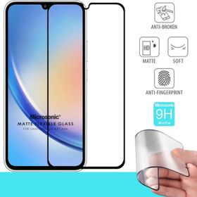 Microsonic Samsung Galaxy A34 Seramik Matte Flexible Siyah Ekran Koruyucu