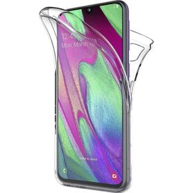 Microsonic Samsung Galaxy A40 6 Tarafı Tam Full Koruma 360 Clear Soft Şeffaf Kılıf