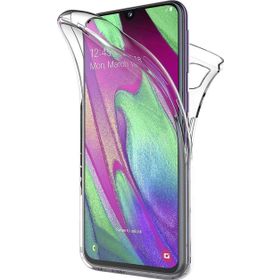 Microsonic Samsung Galaxy A40 6 Tarafı Tam Full Koruma 360 Clear Soft Şeffaf Kılıf