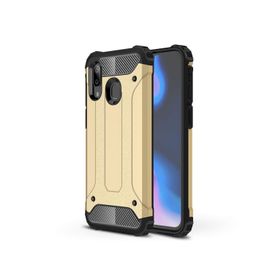 Microsonic Samsung Galaxy A40 Rugged Armor Gold Kılıf