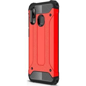 Microsonic Samsung Galaxy A40 Rugged Armor Kırmızı Kılıf