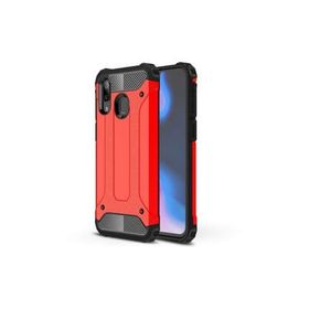 Microsonic Samsung Galaxy A40 Rugged Armor Kırmızı Kılıf